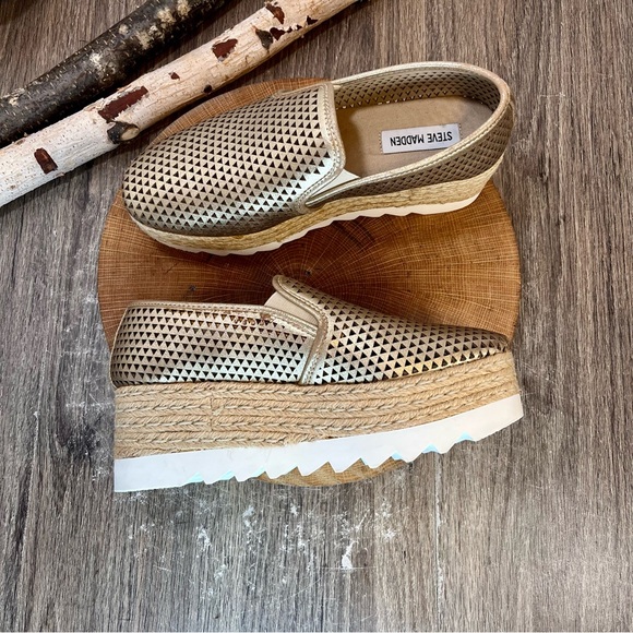 *Steve Madden Espadrille Koreen-P Platform Sneakers Size 8 - Picture 2 of 15
